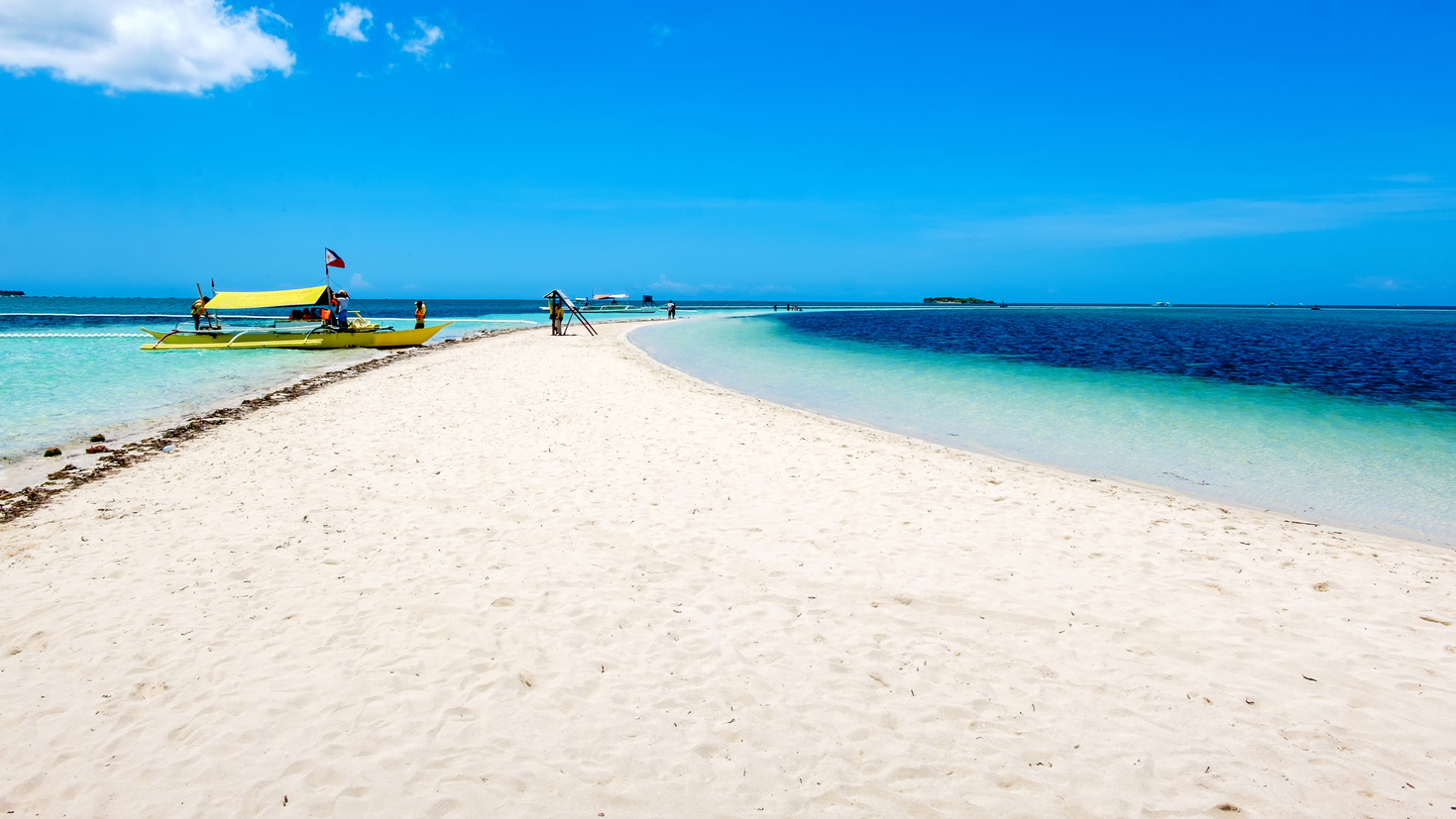 Virgin island in Bohol, Philippines