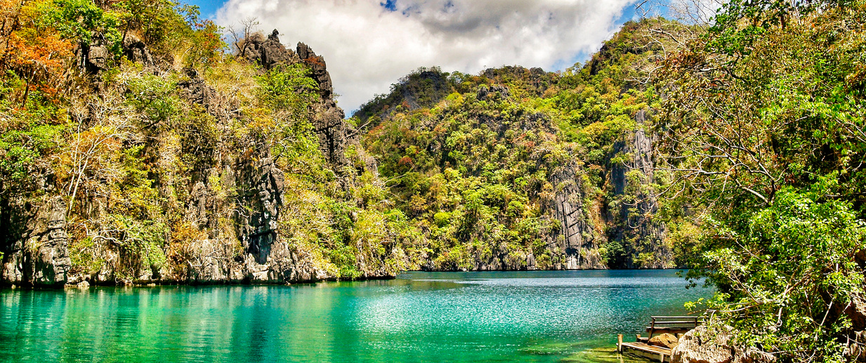 Panoramic view in Coron