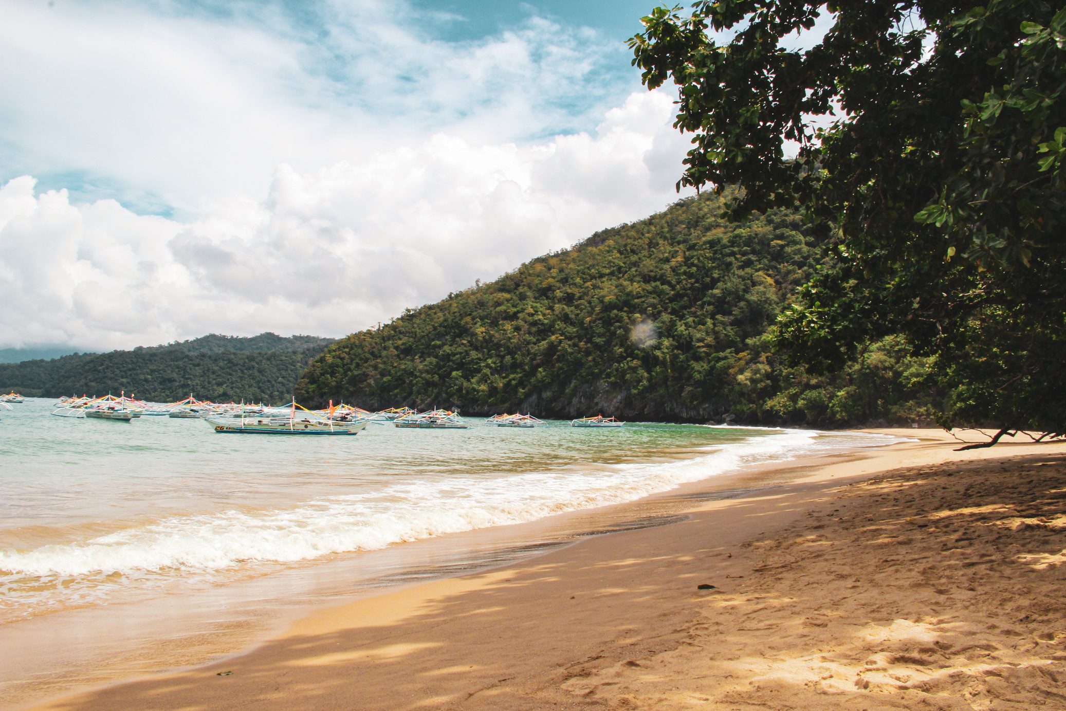 Sabang beach in Puerto Princesa