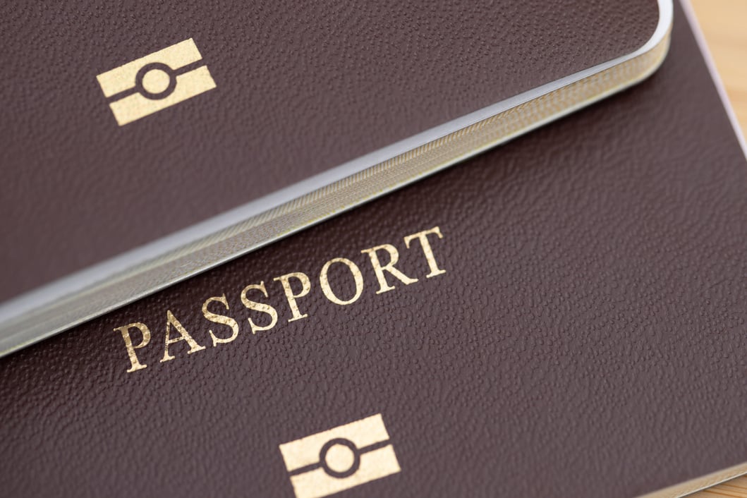 Passports on a Table