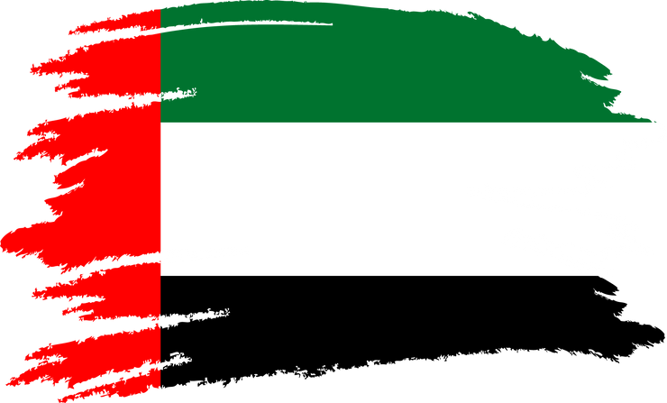 Flag of the United Arab Emirates. UAE flag.