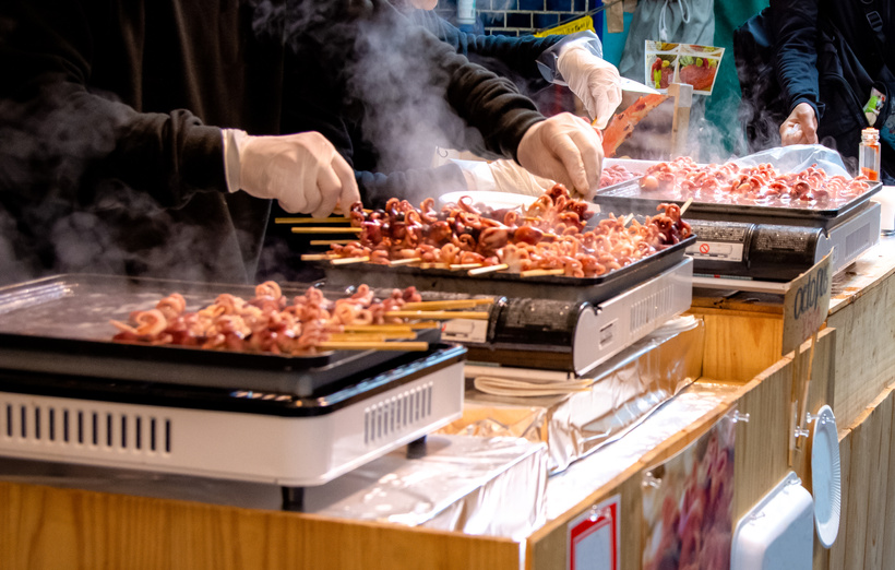 Pulpitos at Tsukiji Fish Market