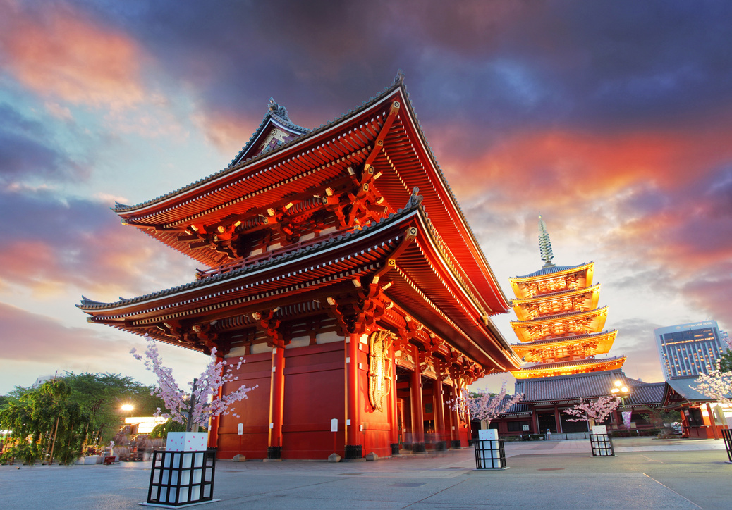 Tokyo Sensoji-Ji Temple in Asakusa, Japan