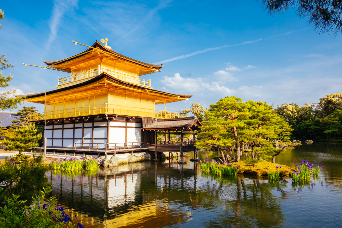 Kinkakuji Temple in Kyoto, Japan